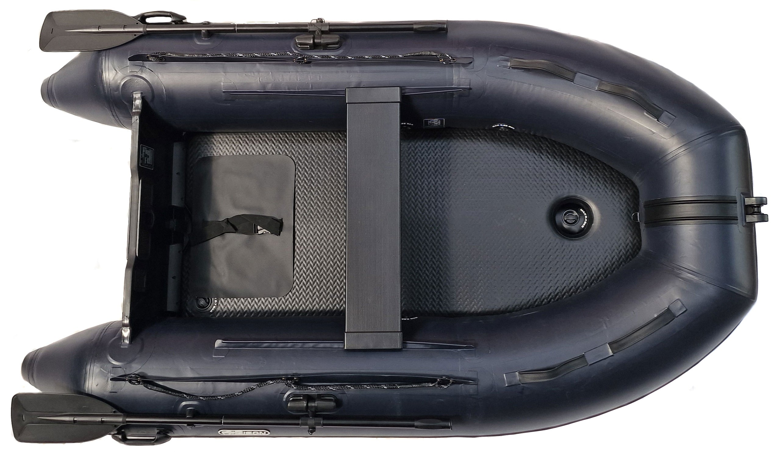 GYMAX Fishing Float Tube, 350lbs Inflatable Fishing Boat with