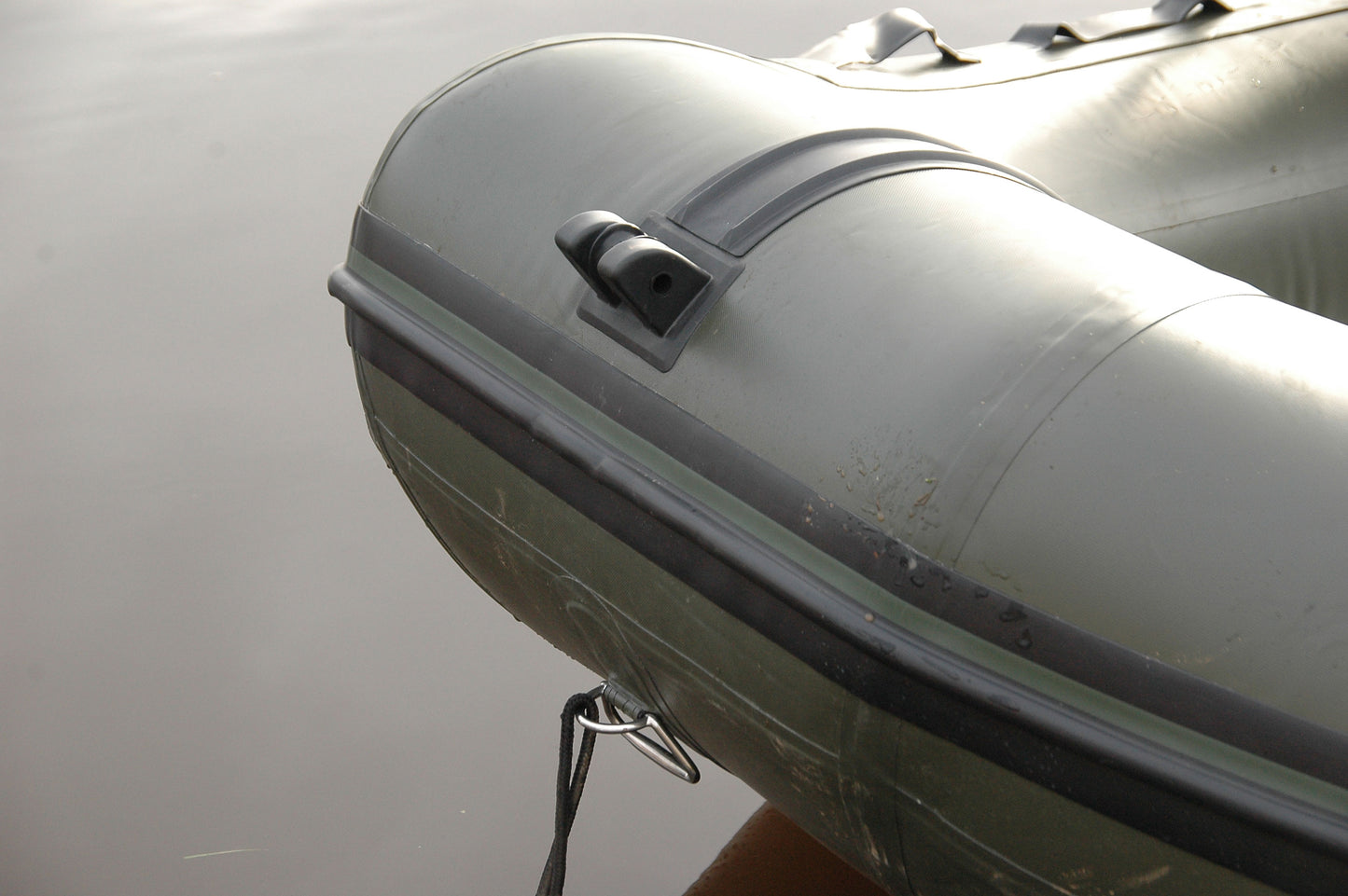 BISON MARINE OLIVE GREEN INFLATABLE FISHING SPORTS AIR RIB BOAT 6 meter